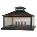 Arroyo Craftsman Canterbury 15 Inch Tall 4 Light Outdoor Pier Lamp - CAC-19OF-BZ