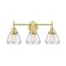 Innovations Lighting Bruno Marashlian Caden 24 Inch 3 Light Bath Vanity Light - 447-3W-BK-G171-LED