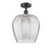 Innovations Lighting Bruno Marashlian Norfolk 11 Inch 1 Light Semi Flush Mount - 516-1C-SN-G462-12-LED