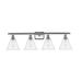 Innovations Lighting Bruno Marashlian Ballston Cone 38 Inch 4 Light Bath Vanity Light - 516-4W-SN-GBC-82