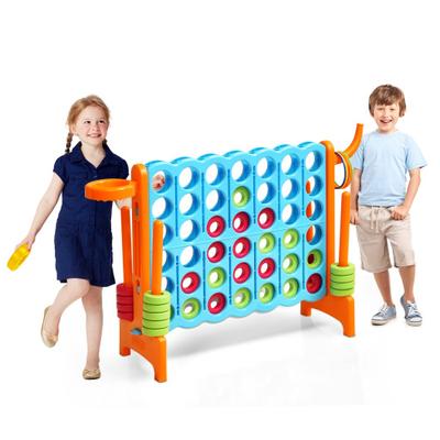 Costway 2.5ft 4-to-Score Giant Game Set-Orange