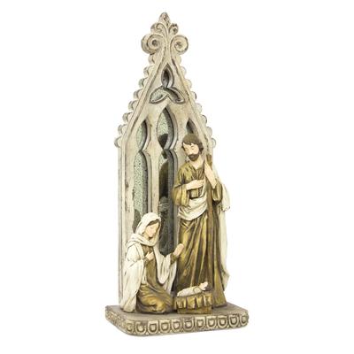 Holy Family with Arch 19.25"H Resin - H - 19.25 in. W - 5.25in. L- 7.75in.