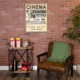 Stratton Home Decor Vintage Inspired Cinema Ad Wall Art - Stratton Home Décor S43982