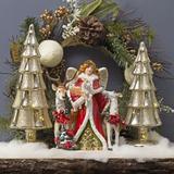 Fitz and Floyd Holiday Musical Angels Ceramic | 8 H x 6 W x 7.5 D in | Wayfair 5279638