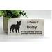 Florida-Funshine Memorial Plaque Stone in Gray | 4 H x 8 W x 0.25 D in | Wayfair French Bull Dog - ILCSY