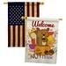 Breeze Decor 40 x 28 ft. House Flags in Brown/Orange | 40 H x 28 W in | Wayfair BD-WL-HP-110087-IP-BOAA-D-US16-BD