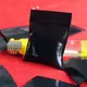 Sacs d'emballage noirs opaques à fermeture éclair 100 unités pochettes d'emballage à fermeture