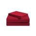 Latitude Run® Aighleigh Rayon From Bamboo Sheet Set Rayon from Bamboo in Red | Split King | Wayfair CAF3A746A554427489B97DE72F31D479