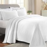 Lark Manor™ Adarsh 100% Cotton All Season Bedspread Set Cotton in White | Queen Coverlet + 2 Standard Shams | Wayfair CHMB1373 39731614