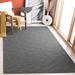 Gray 72 x 0.2 in Indoor Area Rug - Ebern Designs Kilim Handmade Hand-Loomed Charcoal/Area Rug Cotton/Wool | 72 W x 0.2 D in | Wayfair