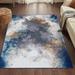 Blue 108 x 0.5 in Area Rug - Wrought Studio™ Bellicent Abstract Area Rug, Polypropylene | 108 W x 0.5 D in | Wayfair