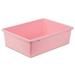 Zoomie Kids Toy Storage Plastic Crate Plastic in Pink | 5 H x 16.25 W x 11.75 D in | Wayfair PRT-SRT1603-LgDkPnk