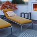 Wade Logan® Caggiano Sun Lounger Set Metal in Gray | 13 H x 25.2 W x 77.56 D in | Outdoor Furniture | Wayfair D5A2F364D5484722972776D50914EAFD