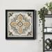 Charlton Home® Mattonella III - Picture Frame Print on Canvas Canvas, Solid Wood in Brown/Gray/White | 34.5 H x 34.5 W x 1.5 D in | Wayfair