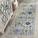 Blue/White 26 x 0.37 in Area Rug - Charlton Home® Osakis Floral Ivory/Blue Area Rug, Polypropylene | 26 W x 0.37 D in | Wayfair ANDO7157 43522860