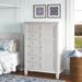 Viv + Rae™ Fraser 8 Drawer Gentleman's Chest Wood in White | 61 H x 42.25 W x 18.5 D in | Wayfair 6B65F8EBA7F0422B900F71D90A3B0482