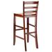 Gracie Oaks Lakiea Solid Wood Bar & Counter Stool Wood in Brown | 42.46 H x 16.44 W x 19.67 D in | Wayfair 989C5C95849B481A9D6886B5A2DCA3DA