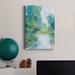 Winston Porter Tranquil Stream I - Wrapped Canvas Print Canvas, Solid Wood in Blue/Green/Indigo | 12 H x 8 W x 1 D in | Wayfair