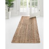 White 31 x 0.38 in Area Rug - Meador Hand Braided Chindi Rugs Jute & Sisal Laurel Foundry Modern Farmhouse® | 31 W x 0.38 D in | Wayfair