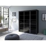 Orren Ellis Rushawn Large Armoire Wood in Black | 82 H x 71 W x 26 D in | Wayfair D088549DC7E54DD99B25AE1DAF9A6BAA