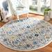 Blue/White 79 x 0.37 in Area Rug - Charlton Home® Osakis Floral Ivory/Blue Area Rug, Polypropylene | 79 W x 0.37 D in | Wayfair ANDO7157 37243787