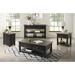 Lark Manor™ Holliman Solid Wood Coffee Table w/ Storage Wood in Black/Brown | Wayfair 81292BC7E7724E0194D7C4D62BD11C91