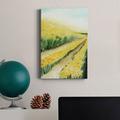 August Grove® Gilded Aisles I - Wrapped Canvas Print Metal in Blue/Green/Indigo | 60 H x 40 W x 1 D in | Wayfair B73B9DA11885433697DB34ED7320F98D