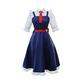 Happyeating Anime Miss Kobayashi's Dragon Maid Tohru Cosplay Costume Dress for Halloween Party Blue