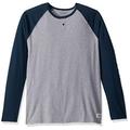 Quiksilver Men's Henley Long Sleeve Knit Shirt, Moonlight Ocean, XXL