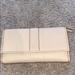 Coach Bags | Coach Hamilton Checkbook Wallet | Color: Cream | Size: Os