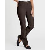 Blair Women's Amanda Stretch-Fit Jeans by Gloria Vanderbilt® - Brown - 16 - Misses