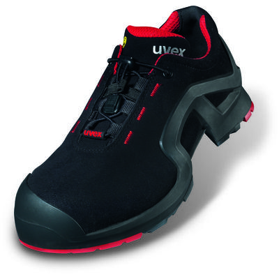 1 x-tended Sicherheits-Halbschuh Gr. 38 W11 S3L esd sr schwarz/rot 8516.2 - Uvex Image