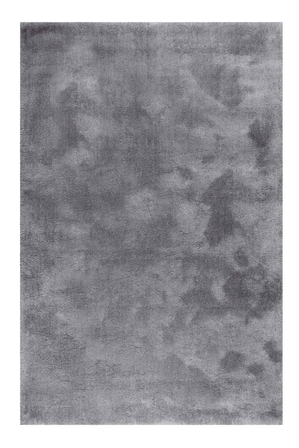 Tapis poils longs tufté doux gris 200x290