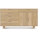 Copeland Furniture Iso Buffet - 4 Drawers 1 Drawer Over and 2 Doors - 6-ISO-72-07
