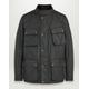 Belstaff Jacke "Fieldmaster" Herren schwarz, Gr. 56, Baumwolle, aus gewachster 6 Unzen Baumwolle