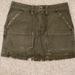 Free People Skirts | Free People Green Denim-Like Mini Skirt Size 24 | Color: Green | Size: 24