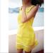 Anthropologie Dresses | Anthro Edme & Esyllte Green Dress Sz Small Nwt | Color: Green/Yellow | Size: S