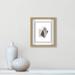 Casa Fine Arts Alabaster Strokes - Picture Frame Painting Paper in Black/White | 15 H x 1.25 W x 1.25 D in | Wayfair 46249-01