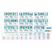 TREND enterprises, Inc. Harmony Photo Alphabet Bulletin Board Set in Blue | 31 H x 18.25 W x 0.06 D in | Wayfair T-8431