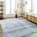 Blue/Gray 79 x 0.12 in Area Rug - The Twillery Co.® Swampscott Geometric Area Rug Polyester | 79 W x 0.12 D in | Wayfair
