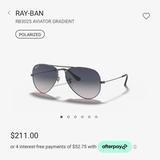 Ray-Ban Accessories | Brand New Ray-Ban Aviator Sunglasses. | Color: Silver | Size: Os