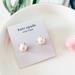 Kate Spade Jewelry | Last Onekate Spade Pearl Stud Earrings Rose Gold | Color: Gold/White | Size: Os