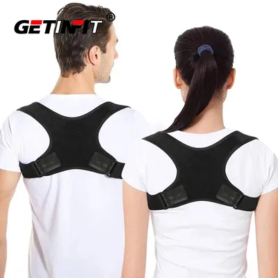 Getinfit-Bande de soutien de la colonne vertébrale une posture orthèse réglable dos à bosse oto