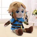 Jouets en peluche Zelda de 25-27cm poupée douce en peluche avec épée pour garçon de dessin animé