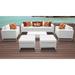 Miami 8-piece Outdoor Wicker Patio Furniture Set