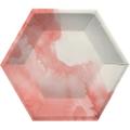 Creative Converting Heavy Weight Paper Disposable Dinner Plate in Pink | Wayfair DTC354077BPLT