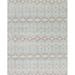 Blue/Gray 72 x 48 x 0.25 in Area Rug - Samad Rugs Vogue Ikat Hand-Knotted Wool Blue/Beige/Gray Area Rug Wool | 72 H x 48 W x 0.25 D in | Wayfair