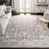 Gray/White 79 x 0.31 in Indoor Area Rug - Bungalow Rose Llana Oriental Cream/Gray Area Rug | 79 W x 0.31 D in | Wayfair