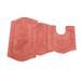 Waterford 3-Pc. Set Bath Rug Collection by Home Weavers Inc in Coral