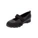 Women's CV Sport Basil Sneaker by Comfortview in Black (Size 8 M)